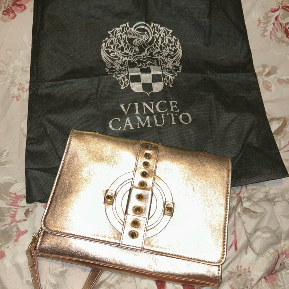 Vince Camaro Studded Gold Purse
